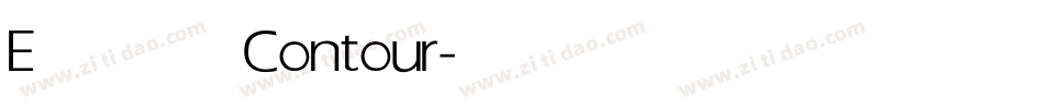 Eric Contour字体转换